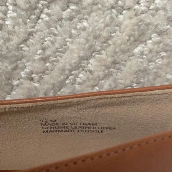 Talbots Ryan D Ring Leather Loafers Scandi Girl Cognac Size 9 1/2 - Picture 8 of 8